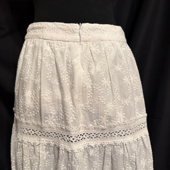 Sugar Thrillz White Embroidered Maxi Skirt - Picture 4 of 6